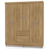 Guarda Roupa Solteiro Ideal Plus 6 Portas Nature VR Guarda Roupa Solteiro Ideal Plus 6 Portas Nature VR