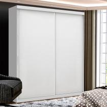 Guarda Roupa Solteiro Kiara Branco 2 Portas de Correr Minastex Guarda Roupa Solteiro Kiara Branco 2 Portas de Correr Minastex