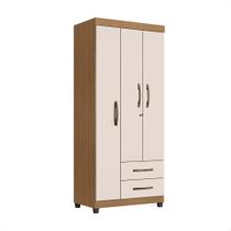 Guarda-roupa Solteiro Lion 3 Portas 2 Gavetas Roupeiro