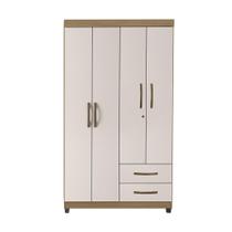 Guarda-Roupa Solteiro Lion 4 Portas 2 Gavetas Roupeiro