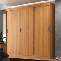 Guarda-Roupa Solteiro Lisboa 3 Portas 2 Gavetas Cinnamomo - Evidencia Móveis Guarda-Roupa Solteiro Lisboa 3 Portas 2 Gavetas Cinnamomo - Evidencia Móveis