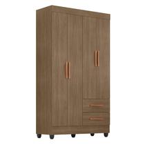 Guarda Roupa Solteiro Lite 4 Portas Carvalho Oak - Móveis Leão