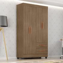 Guarda Roupa Solteiro Lite Ambiente 4 Portas Carvalho Oak - Móveis Leão