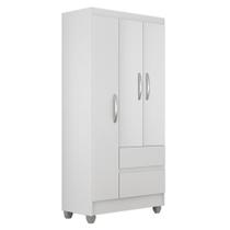Guarda Roupa Solteiro Lohaine 3 Pts Branco