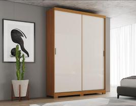 Guarda-Roupa Solteiro Lucca 2 Portas 2 Gavetas Flex Cinamomo/Off White/Avelã Henn Guarda-Roupa Solteiro Lucca 2 Portas 2 Gavetas Flex Cinamomo/Off White/Avelã Henn