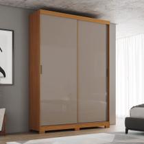 Guarda-Roupa Solteiro Lucca 2 Portas 2 Gavetas Flex Cinamomo/Off White/Avelã - Henn Guarda-Roupa Solteiro Lucca 2 Portas 2 Gavetas Flex Cinamomo/Off White/Avelã - Henn