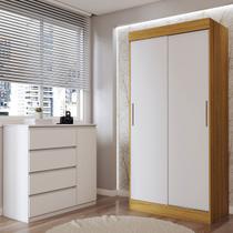 Guarda-Roupa Solteiro Lupin 2 Portas 2 Gavetas e Cômoda 4 Gavetas Marrocos/Off White/Branco - Panorama Móveis Guarda-Roupa Solteiro Lupin 2 Portas 2 Gavetas e Cômoda 4 Gavetas Marrocos/Off White/Branco - Panorama Móveis