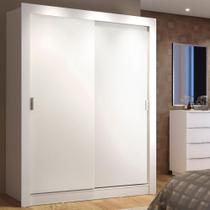 Guarda-roupa Solteiro Madesa Denver 2 Portas De Correr Branco