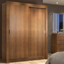 Guarda-roupa Solteiro Madesa Denver 2 Portas De Correr Rustic