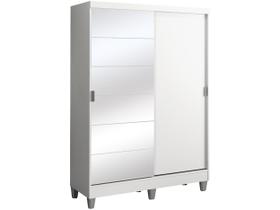 Guarda-Roupa Solteiro Madesa Luke 2 Portas de Correr com Espelho com Pés