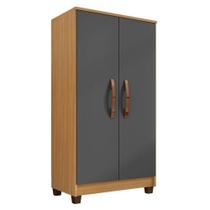 Guarda Roupa Solteiro Modena Com 4 Portas E Armário Multiuso Recife Carvalho Americano Grafite Incorplac Guarda Roupa Solteiro Modena Com 4 Portas E Armário Multiuso Recife Carvalho Americano Grafite Incorplac
