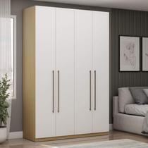Guarda Roupa Solteiro Modulado 159cm com 4 Portas e 3 Gavetas Ares 2066 Genialflex Guarda Roupa Solteiro Modulado 159cm com 4 Portas e 3 Gavetas Ares 2066 Genialflex