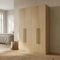 Guarda Roupa Solteiro Modulado 4 Portas 3 Gavetas 100% MDF Infinity Savana Guarda Roupa Solteiro Modulado 4 Portas 3 Gavetas 100% MDF Infinity Savana