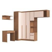 Guarda-roupa Solteiro Modulado 6 Peças Infinity