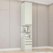 Guarda-Roupa Solteiro Modulado Predileto 1 Porta 3 Gavetas Areia Hp - Henn