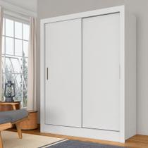 Guarda Roupa Solteiro Nanda 2 Pts Branco - Moveis Arapongas