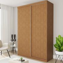 Guarda Roupa Solteiro Premium Kiara 138cm 2 Portas 2 Gavetas Espresso Móveis