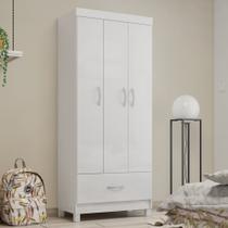 Guarda-Roupa Solteiro Prince 3 Portas 1 Gaveta Demóbile