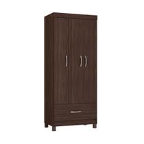 Guarda-Roupa Solteiro Prince 3 PT 1 GV Café