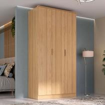 Guarda-Roupa Solteiro Ravi 3 Portas 2 Gavetas 100% Mdf Olmo Italiano - Mambel