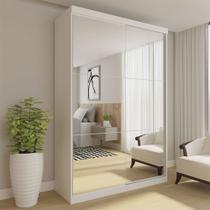 Guarda Roupa Solteiro Salvador Top 2 Portas de Correr 2 Gavetas e 6 Espelhos Minastex