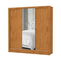Guarda Roupa Solteiro Santiago Plus 3 Portas 2 Gavetas Cem Espelho Carioca Moveis