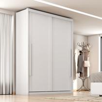 Guarda Roupa Solteiro Splendido 100% MDF 2 Portas de Correr 3 Gavetas Branco/Absoluto Guarda Roupa Solteiro Splendido 100% MDF 2 Portas de Correr 3 Gavetas Branco/Absoluto