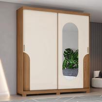 Guarda Roupa Solteiro Talles Ambiente 2 Portas Nature Off White Henn