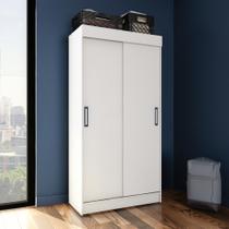 Guarda-Roupa Solteiro Texas 2PT Branco Guarda-Roupa Solteiro Texas 2PT Branco