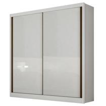 Guarda Roupa Solteiro Toledo 2 Portas 3 Gavetas Neve com Nicho Novo Horizonte