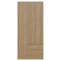 Guarda Roupa Solteiro Versa 3 Portas Freijó Fosco - Kits Paraná