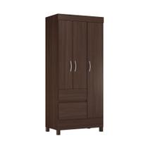 Guarda-Roupa Solteiro Wind 3 PT 2 GV Café Guarda-Roupa Solteiro Wind 3 PT 2 GV Café
