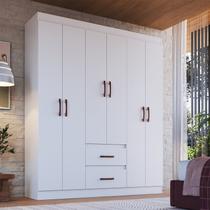 Guarda Roupa Texas 55600 6 Portas 2 Gavetas