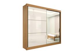 Guarda Roupa Titanium 2 Portas 6 Gavetas com Espelho com pés D Doro