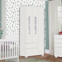 Guarda Roupa Tuboarte Infantil Turmalina 3 Portas e 2 Gavetas