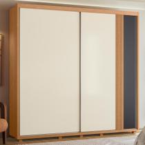 Guarda Roupa Tulipa Freijó Off White Titanium Guarda Roupa Tulipa Freijó Off White Titanium