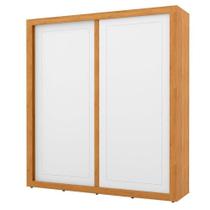Guarda Roupa Tutto New 2 Portas De Correr Freijó Branco Soft - Matic Guarda Roupa Tutto New 2 Portas De Correr Freijó Branco Soft - Matic