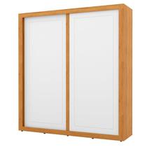 Guarda Roupa Tutto New 2 Portas de Correr Freijó Branco Soft - Matic Guarda Roupa Tutto New 2 Portas de Correr Freijó Branco Soft - Matic