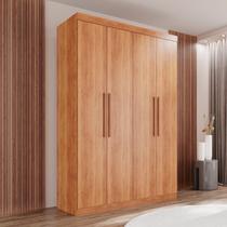 Guarda-Roupa Ubatuba Plus 4 Portas 3 Gavetas Marrom/Cinamomo Guarda-Roupa Ubatuba Plus 4 Portas 3 Gavetas Marrom/Cinamomo