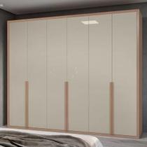 Guarda-Roupa Únique 6 Portas 5 Gavetas sem pés - Lopas