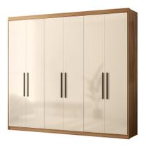 Guarda Roupa Venice 6 Portas, 4 Gavetas e 3 Cabideiros - Demóbile Guarda Roupa Venice 6 Portas, 4 Gavetas e 3 Cabideiros - Demóbile