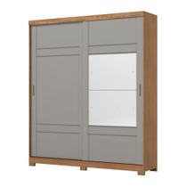 Guarda-Roupa Verg 2 Portas de Correr 3 Gavetas com Espelho Henn