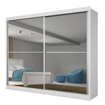 Guarda Roupa Verona Plus 2 Portas Espelho MDF - MadeMarcs Guarda Roupa Verona Plus 2 Portas Espelho MDF - MadeMarcs