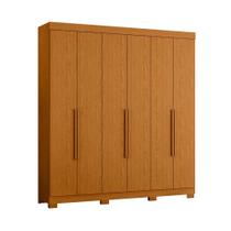Guarda Roupa Vinci 200cm 6 Portas 3 Gavetas com Pés Guarda Roupa Vinci 200cm 6 Portas 3 Gavetas com Pés