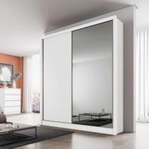 Guarda-Roupa Virtus 1600 Com 1 Porta Espelho Peliculado 2 Portas e 3 Gavetas