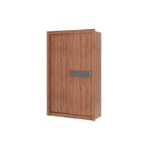 Guarda Roupas 2 Portas de Correr e 2 Gavetas Vivacce 835 Flex Freijo ou Freijo c/ Cinza - Carraro