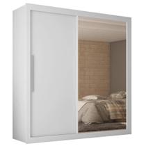 Guarda Roupas 2 Portas Solteiro Real Branco Acetinado Guarda Roupas 2 Portas Solteiro Real Branco Acetinado