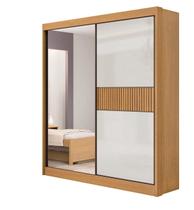 Guarda Roupas Atenas Ripado 2Pts 100% MDF c/ Esp. DDoro Móveis Guarda Roupas Atenas Ripado 2Pts 100% MDF c/ Esp. DDoro Móveis