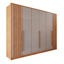 Guarda Roupas Casal 100% MDF 6 Portas 5 Gavetas Moscou
