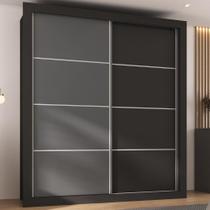 Guarda-Roupas Casal 2 Portas de Correr 4 Gavetas Chicago Multimóveis MP4315